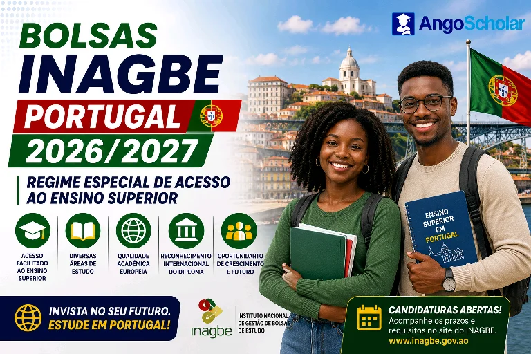 Bolsas INAGBE Para Portugal 2026/2027 | Regime Especial