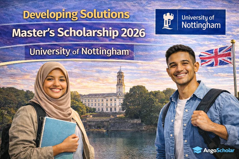 Developing Solutions Master’s Scholarship 2026 | University of Nottingham