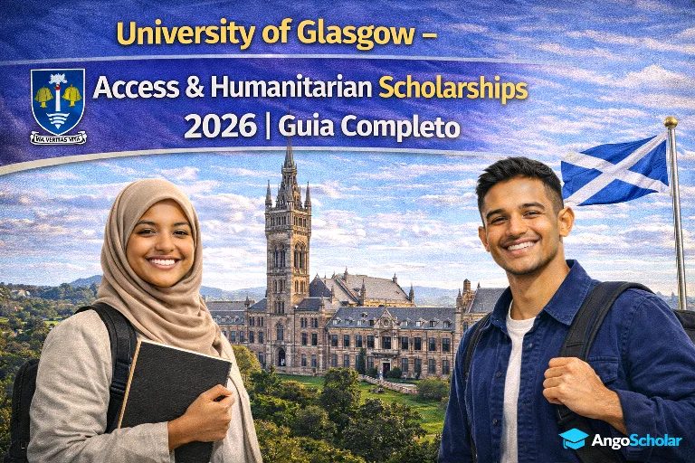 Bolsas de Estudo de Acesso e Humanitárias 2026 na  Universidade de Glasgow