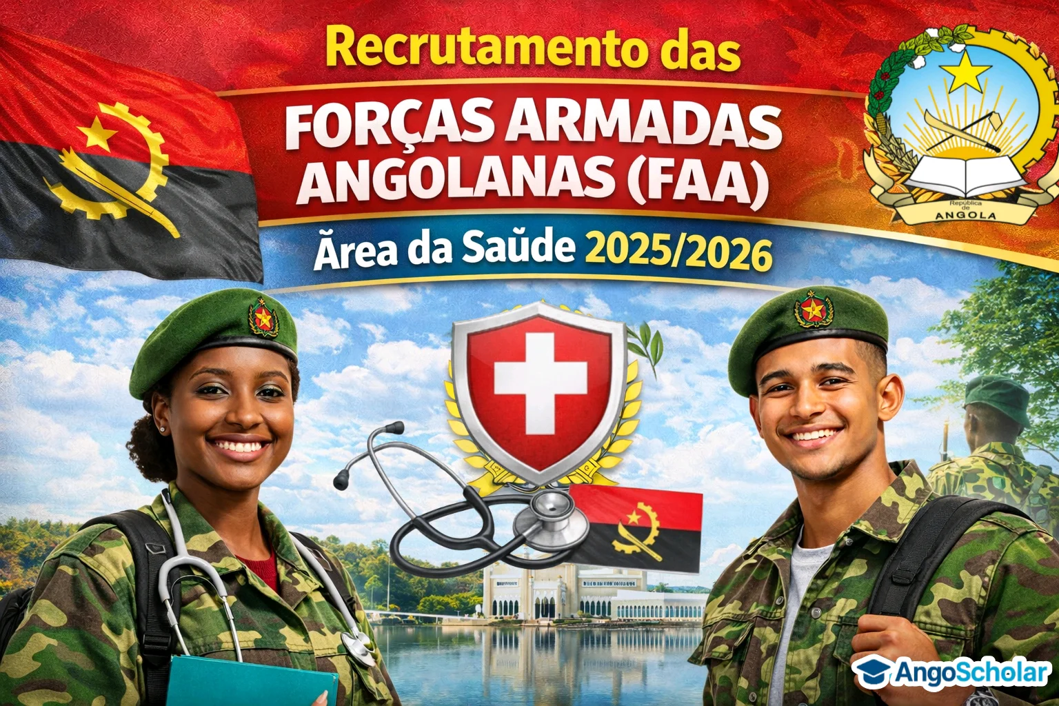 Recrutamento FAA Área da Saúde 2025/2026 - Angola